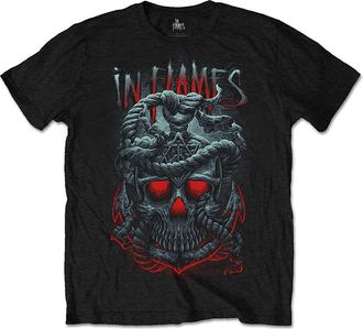 In Flames T Shirt Through Oblivion Band Logo Official Mens Black M