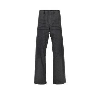 Gucci Coated twill pants with Web bands Man 32