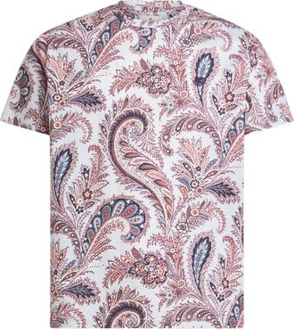 Etro T-shirt a fiori - Bianco