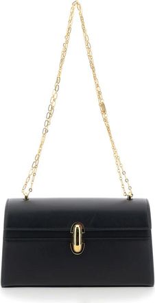 Savette Chain Symmetry Pochette - Dames - Schoudertassen - Zwart - ONE Size - Leer - Tassen