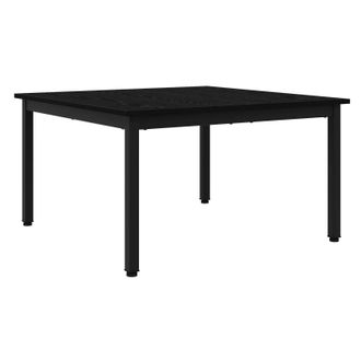 vidaXL Mesa De Caf&eacute; Roble Negro 80 X 80 X 45 Cm Madera De Ingenier&iacute;a Vidaxl