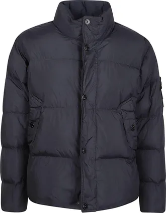 Stone Island RDS High-Collar Quilted Down Jacket