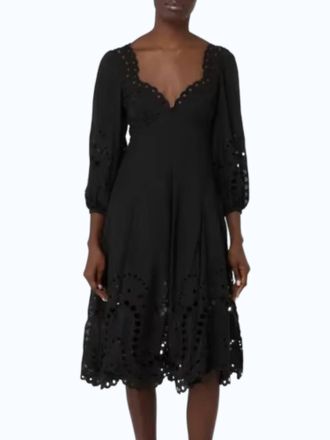 Charo Ruiz Ibiza Corbin Midi Dress In Black