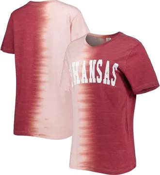 Gameday Couture Womens Gameday Couture Cardinal Arkansas Razorbacks Find Your Groove Split-Dye T-Shirt at Nordstrom, Size Small