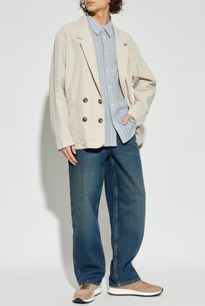 Isabel Marant Yhann Blazer, Mens, Cream