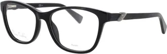 Pierre Cardin Ladies Black Rectangular Eyeglass Frames PC8428DCM53