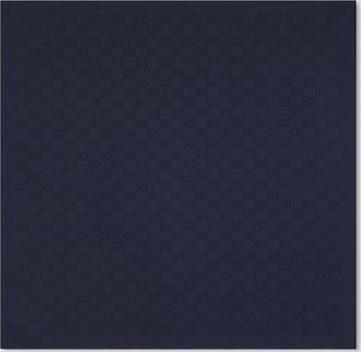 Gucci GG Silk Cotton Pocket Square, Blue, Fabric
