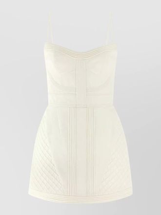 Zimmermann rebellion structured bodice quilted panel dress