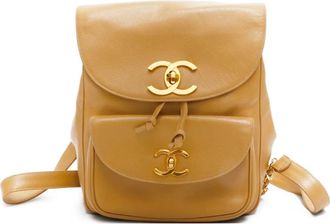 Chanel Zaino CC-Mark con chiusura a girello 1994-1996 - Marrone