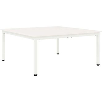 vidaXL Coffee Table White 100 x 100 x 45 cm Solid Pine Wood vidaXL