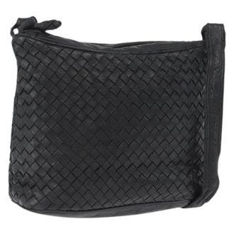 Bottega Veneta Pre-owned Cross Body Bags, female, Black, Size: ONE SIZE Pre-owned Vintage Shoulder Bag