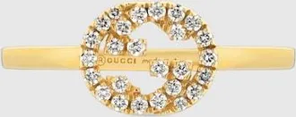 Gucci Interlocking Diamond 18k Ring, Yellow Gold, Yellow Gold