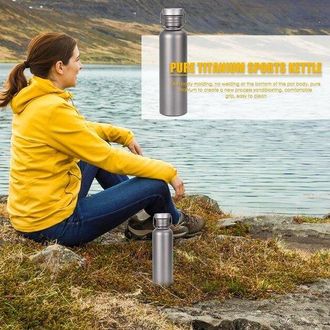 OEM Botella De Titanio Port&aacute;til, Botella De Agua De Titanio, Port&aacute;til Para Actividades Al Aire Libre, Botella Deportiva De Titanio, F&aacute;cil De Usar