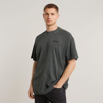 G-Star Pigment Dye Loose T-Shirt - Zwart - Heren