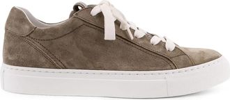 Brunello Cucinelli Su&egrave;de Sneakers met Monili - Dames - Sneakers - Bruin - 36 EU - Su&egrave;de - Schoenen