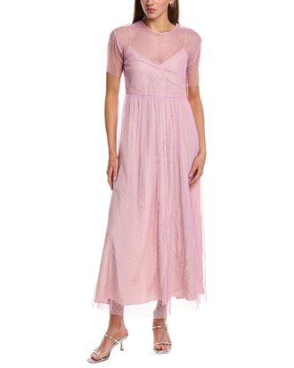 Red Valentino Red Valentino Tulle Midi Dress