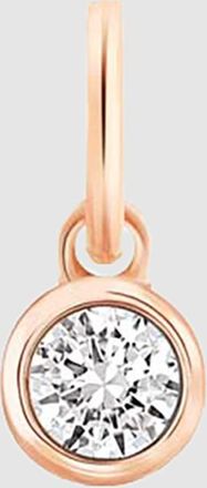 Ginette NY Pendentif Lonely M Diamants Or Rose