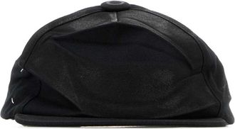 Maison Margiela Black Cotton Baseball Cap