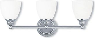 Livex Lighting Livex Somerville 3-Light Polished Chrome Bath-Light