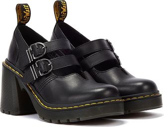Dr. Martens Winkel Voor Dr. Martens Eviee Sendal Leren Dames Zwarte Hakken