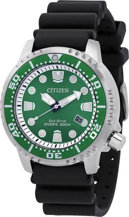 Citizen Eco-Drive Promaster Green Dial Mens Watch BN0158-18X