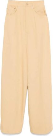 Maison Margiela 5-Pocket Broek - Dames - Loose Fit Jeans - Beige - W27 - Jeans