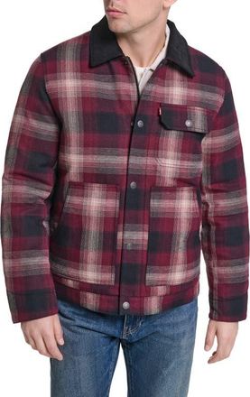 Levi's Quilted Work Jacket in Tawny Brown at Nordstrom, Size Xx-Large