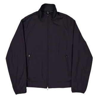 Emporio Armani Stretch Nylon Cannete-Effect Louson Jacket