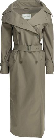 Max Mara druipbestendige katoenen trenchcoat