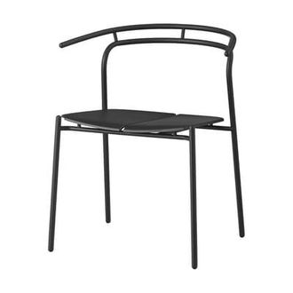 AYTM Stackable armchair Novo - Black - aluminium, powder coating - Designer Rasmus Falkenberg