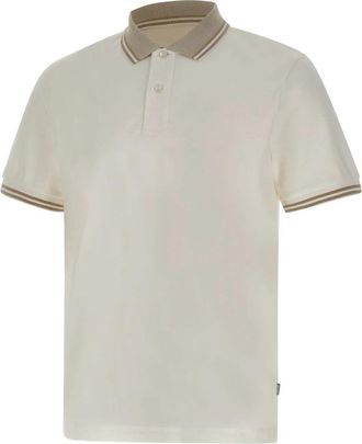 HUGO BOSS Phillipson Polo Shirt - Heren - Polos - Wit - 2XL - Katoen - Tops