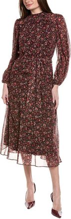 Adrianna Papell Ditsy Floral Chiffon Midi Dress