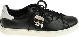 Karl Lagerfeld 3D Lace Sneakers - Heren - Sneakers - Zwart - 44 EU - Leer - Schoenen