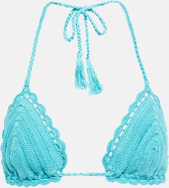 Anna Kosturova Cotton bikini top