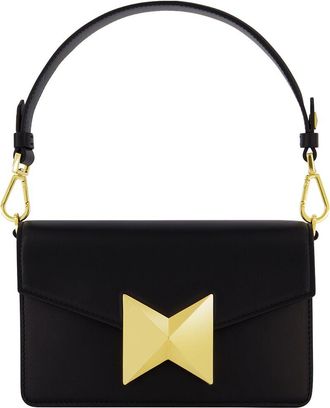 Mac Duggal Mini Leather Shoulder Bag