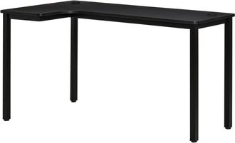 HOMCOM L-Shaped Corner Desk Computer Workstation PC Gaming Desk 145 x 81 x 76cm Right - HOMCOM | TJ Hughes