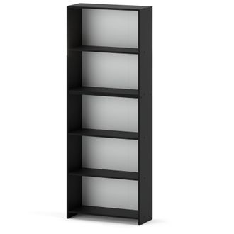 OEM Estanter&iacute;a De Oficina Negra De 70 Cm Con 5 Estantes Para Carpetas, Juguetes Y Desv&aacute;n
