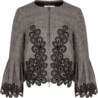 Anne Fontaine Ange Jackets in Grey at Nordstrom, Size 44 Eu