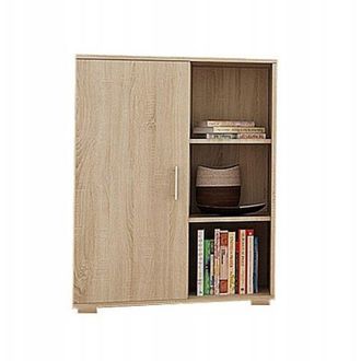 OEM Cassettiera A Terra 6 Ripiani Rovere Sonoma 80 Cm