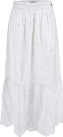 Guess Kant Maxi Rok Frida San Gallo Style - Dames - Maxi Rokken - Wit - S - Rokken