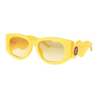 Casablanca Memphis Zonnebril voor een stijlvolle uitstraling - unisex - Zonnebrillen - Geel - 54 MM - Accessoires