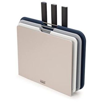 Joseph Joseph Joseph&joseph - Joseph Joseph Nest Set di coltelli e taglieri da 6 pezzi, coltelli da cucina in acciaio inossidabile e taglieri con codice colore in