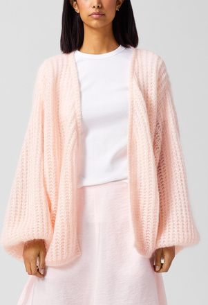 Toteme Tote Bagme - Womens Mohair puff sleeves loose cardigan