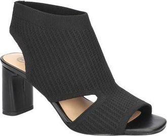 Bella Vita Mira Stretch Knit Sandal in Black Knit at Nordstrom, Size 7.5