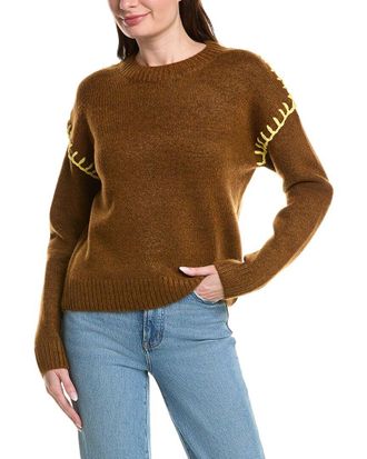 English Factory Top Stitch Sweater