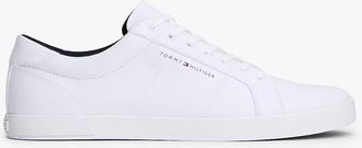 Tommy Hilfiger Mens Vulcanized Canvas Sneaker - White - US 11.5 / EU 45