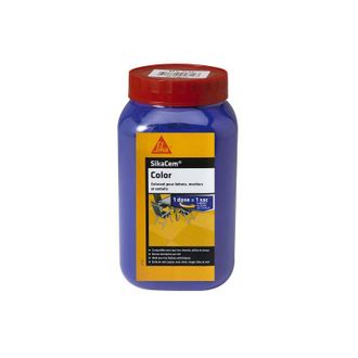 Sika Cem Color - Azul - 700g - Cemento, Cal Y Yeso Tinte En Polvo - Sika