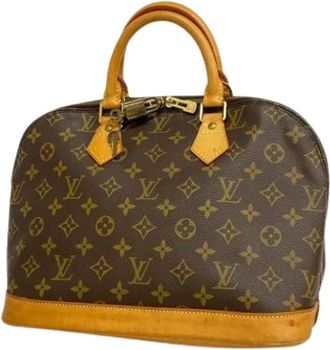 Louis Vuitton Pre-owned Handbags, female, Brown, Size: ONE SIZE Pre-owned Canvas Handbag
