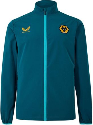 Castore Wolverhampton Wanderers FC-anorak voor heren (Bay Blue)