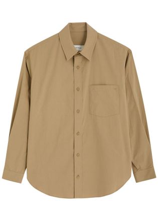 Matteau Relaxed Cotton Shirt - Stone - 3 (UK 10 / M)
